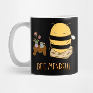 Bee Mindful - Black Mug